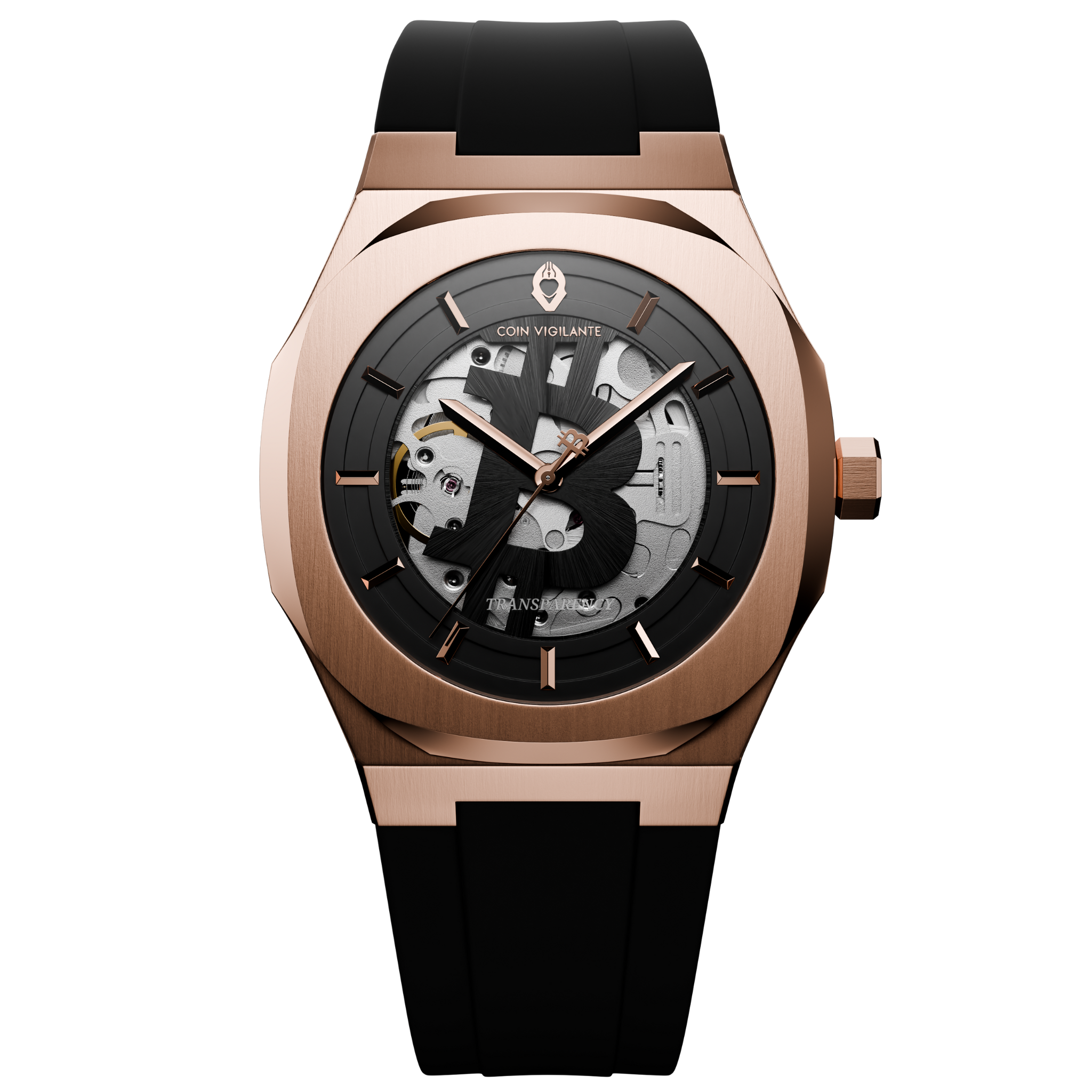 NEW: Bitcoin Transparency Edition Watch - Rose Gold